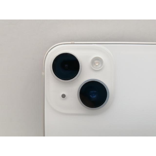 【中古】Apple au 【SIMフリー】 iPhone 14 256GB スターライト MPW33J/A【仙台イービーンズ】保証期間１ヶ月【ランクC】の画像