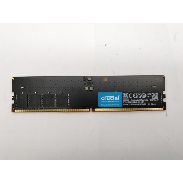 動作確認済み DDR5 5600 32GB DDR5 PC5-44800 @ Crucial 32GB DDR5-5600 PC5-44800 CL-46 SO-DIMM Laptop Memory