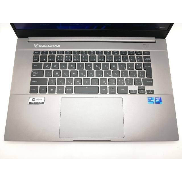 【中古】GALLERIA GALLERIA UL7C-AA3【i7-12700H 16G 256G(SSD) Arc A550M 2.5GbE WiFi 15LCD(1920x1200/144Hz)】【新宿東口】保証期間１ヶ月【ランクB】の画像