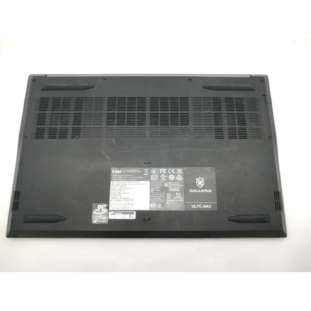 【中古】GALLERIA GALLERIA UL7C-AA3【i7-12700H 16G 256G(SSD) Arc A550M 2.5GbE WiFi 15LCD(1920x1200/144Hz)】【新宿東口】保証期間１ヶ月【ランクB】の画像