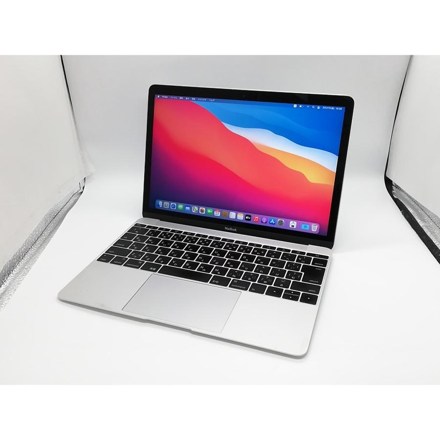 中古】Apple MacBook 12インチ CoreM:1.1GHz 256GB シルバー MF855J/A