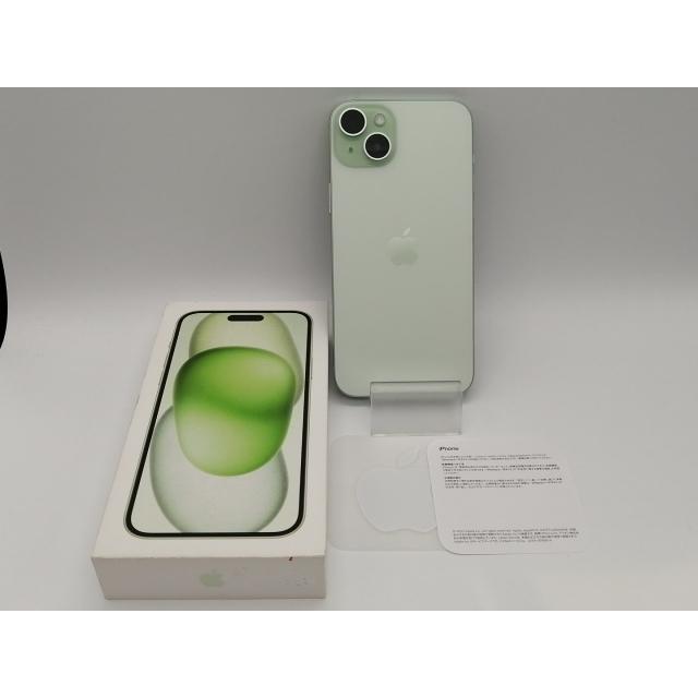 中古】Apple 国内版 【SIMフリー】 iPhone 15 Plus 256GB グリーン