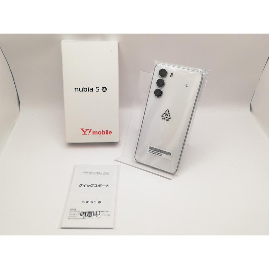 未使用】ZTE ymobile 【SIMフリー】 nubia S 5G 4GB 128GB ホワイト