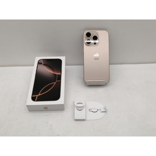 【中古】Apple 国内版 【SIMフリー】 iPhone 16 Pro 256GB デザートチタニウム MYN23J/A【仙台イービーンズ】保証期間１ヶ月【ランクA】の画像