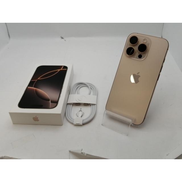 【中古】Apple 国内版 【SIMフリー】 iPhone 16 Pro 256GB デザートチタニウム MYN23J/A【池袋東口】保証期間１ヶ月【ランクB】の画像