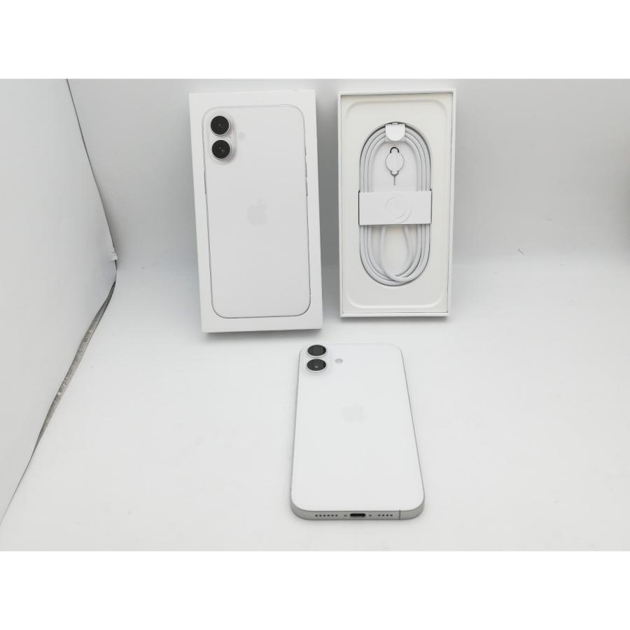 【中古】Apple 国内版 【SIMフリー】 iPhone 16 Plus 256GB ホワイト MXVH3J/A【中野】保証期間１ヶ月【ランクA】の画像