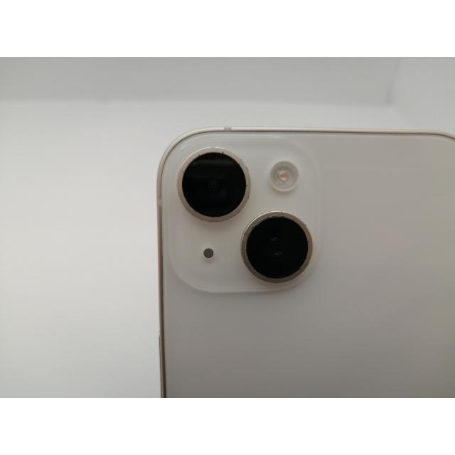 【中古】【赤ロム保証あり】Apple au 【SIMフリー】 iPhone 14 128GB スターライト MPUQ3J/A【新宿東口】保証期間１ヶ月【ランクB】の画像