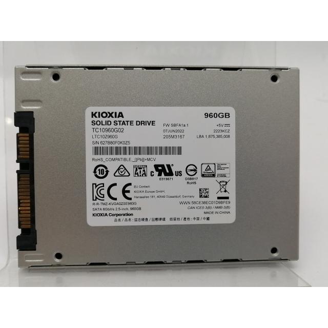中古】KIOXIA EXCERIA SATA SSD-CK960S/J 960GB/SATA【新宿東口】保証