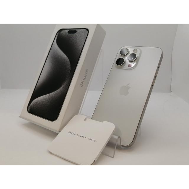 中古】Apple 国内版 【SIMフリー】 iPhone 15 Pro Max 1TB ホワイト 