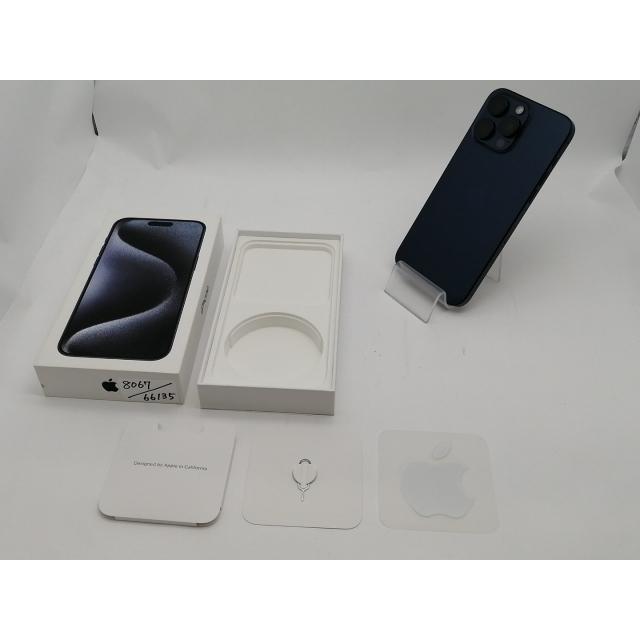 【中古】Apple 国内版 【SIMフリー】 iPhone 15 Pro Max 1TB ブルーチタニウム MU723J/A【新宿東口】保証期間１ヶ月【ランクB】の画像