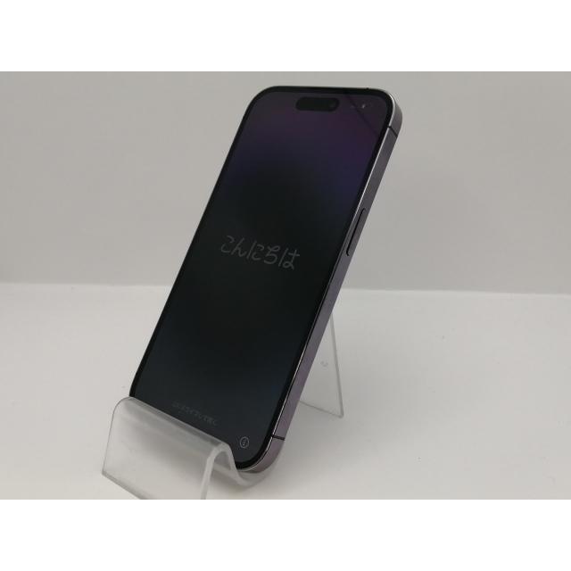 【中古】Apple 国内版 【SIMフリー】 iPhone 14 Pro 256GB ディープパープル MQ1E3J/A【新宿東口】保証期間１ヶ月【ランクB】の画像