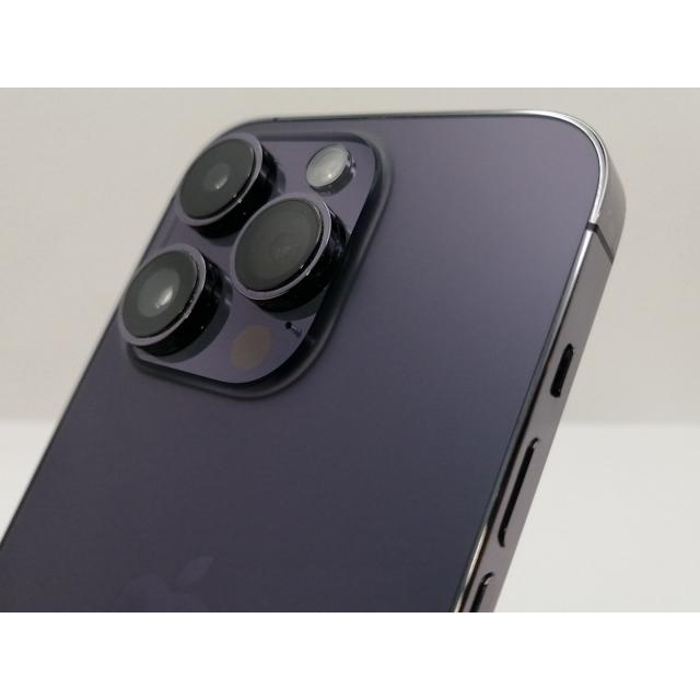 【中古】Apple 国内版 【SIMフリー】 iPhone 14 Pro 256GB ディープパープル MQ1E3J/A【新宿東口】保証期間１ヶ月【ランクB】の画像