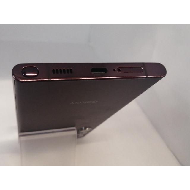 中古】SAMSUNG au 【SIMフリー】 Galaxy S22 Ultra バーガンディ 12GB