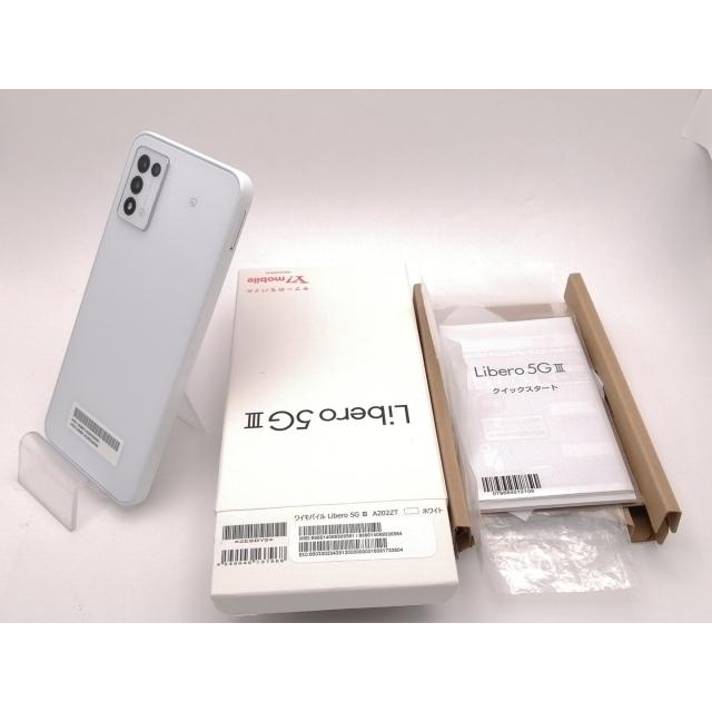 中古】ZTE ymobile 【SIMフリー】 Libero 5G III 4GB 64GB ホワイト
