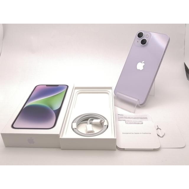 中古】Apple 楽天モバイル 【SIMフリー】 iPhone 14 128GB パープル