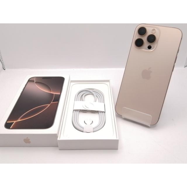 中古】Apple au 【SIMフリー】 iPhone 16 Pro Max 512GB デザート