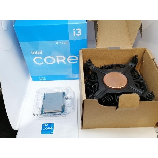 Core i3-12100F(3.3GHz) Box LGA1700/4C(P:4C/E:0C)/8T/L3 【Spitfire】 12M/PBP58W【広島本通】保証期間１週間