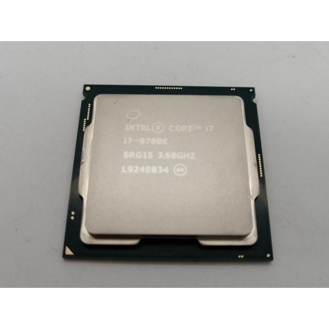 中古】Intel Core i7-9700K (3.6GHz/TB:4.9GHz/SRG15/R0) bulk LGA1151 