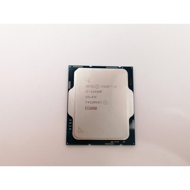 中古】Intel Core i5-12400F(2.5GHz) Box LGA1700/6C(P:6C/E:0C)/12T
