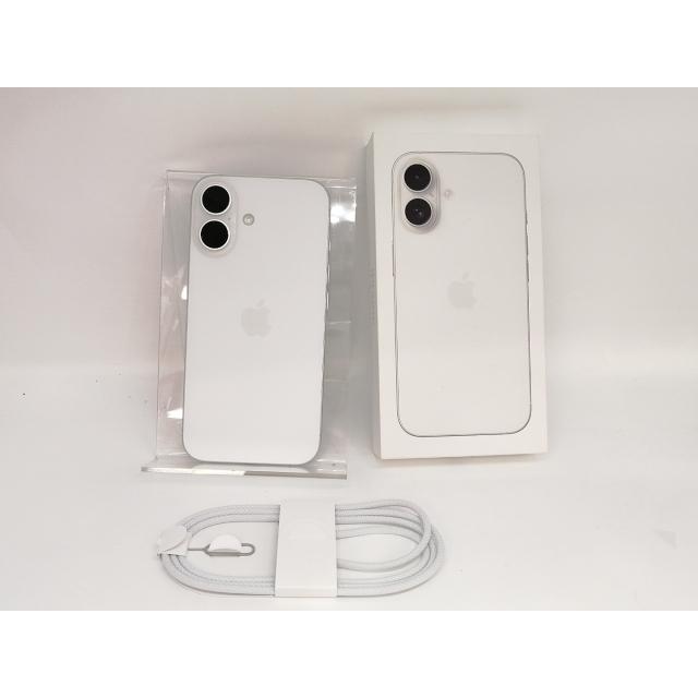 中古】Apple 国内版 【SIMフリー】 iPhone 16 256GB ホワイト MYDX3J/A