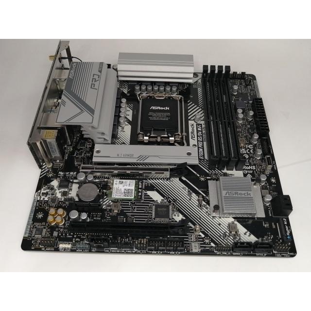 中古】ASRock B760M Pro RS/D4 WiFi B760(DDR4)/LGA1700/MicroATX