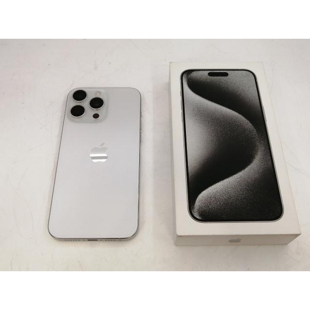 中古】Apple 国内版 【SIMフリー】 iPhone 15 Pro Max 1TB ホワイト