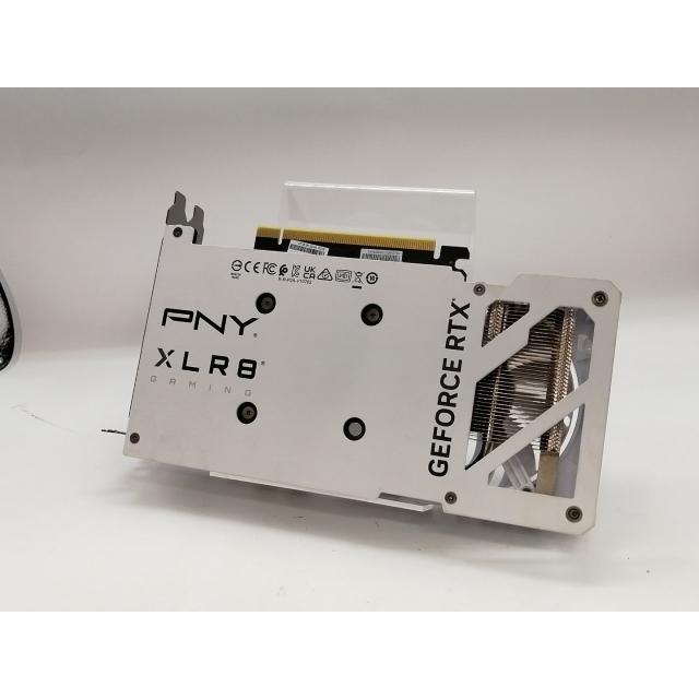 中古】PNY RTX 4060 8GB XLR8 Gaming OC DUAL FAN White Edition