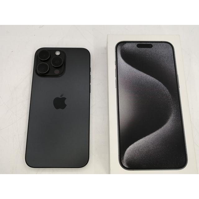 中古】Apple 国内版 【SIMフリー】 iPhone 15 Pro Max 512GB ブラック