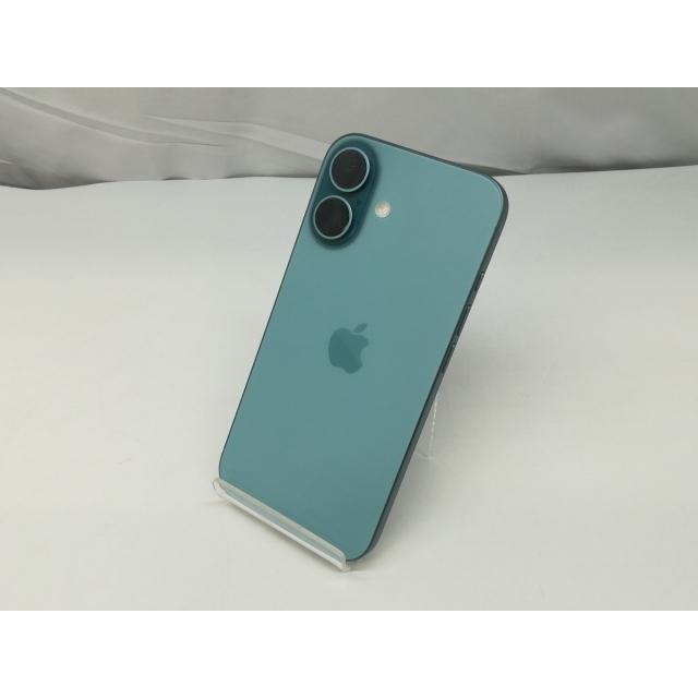 中古】Apple 国内版 【SIMフリー】 iPhone 16 128GB ティール MYDV3J/A