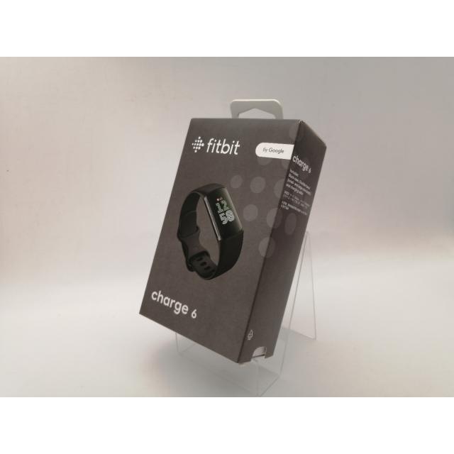 未使用】Fitbit Fitbit Charge 6 Obsidianバンド/Blackアルミニウム