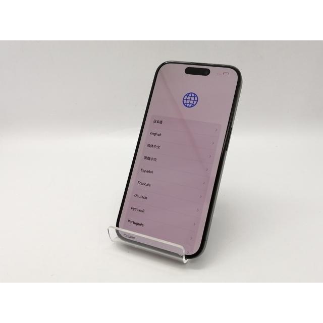 【中古】Apple 国内版 【SIMフリー】 iPhone 15 Pro 256GB ブラックチタニウム MTUC3J/A【広島本通】保証期間１ヶ月【ランクB】の画像