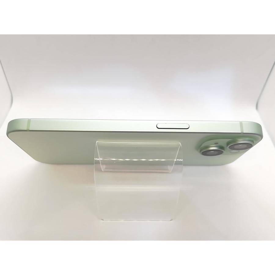 【中古】Apple 国内版 【SIMフリー】 iPhone 15 256GB グリーン MTMT3J/A【高崎モントレー】保証期間１ヶ月【ランクA】の画像