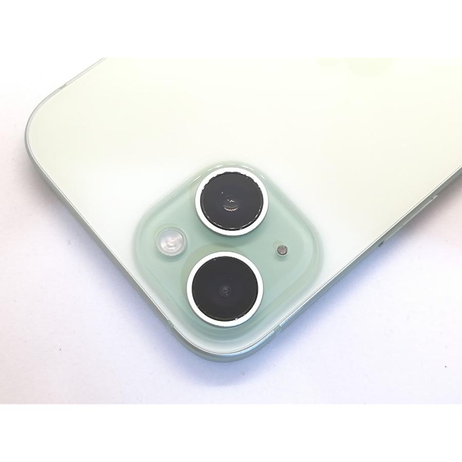 【中古】Apple 国内版 【SIMフリー】 iPhone 15 256GB グリーン MTMT3J/A【高崎モントレー】保証期間１ヶ月【ランクA】の画像