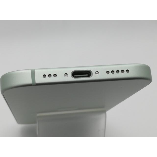 【中古】Apple docomo 【SIMフリー】 iPhone 15 128GB グリーン MTMM3J/A【新橋烏森通り】保証期間１ヶ月【ランクA】の画像