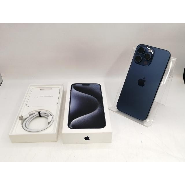 【中古】Apple 国内版 【SIMフリー】 iPhone 15 Pro Max 512GB ブルーチタニウム MU6X3J/A【東池袋1丁目】保証期間１ヶ月【ランクA】の画像