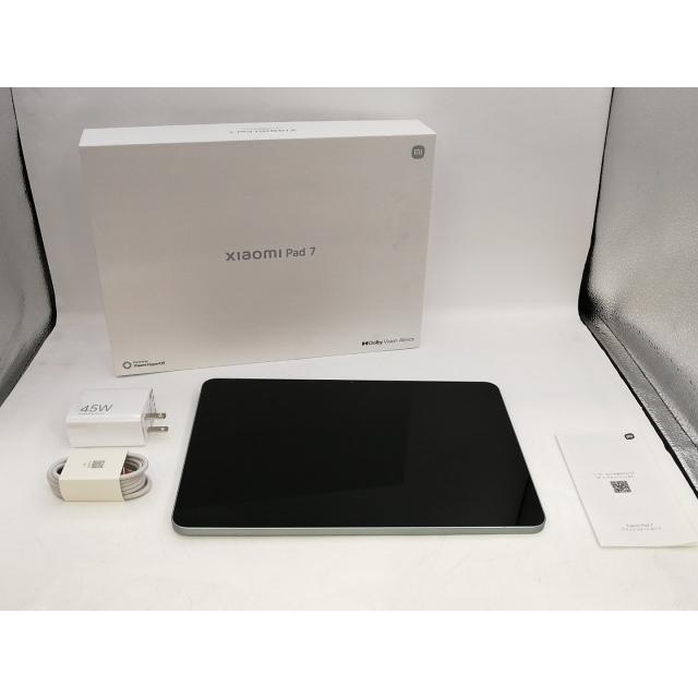中古】Xiaomi 国内版 【Wi-Fi】 Xiaomi Pad 7 グリーン 【Snapdragon 7