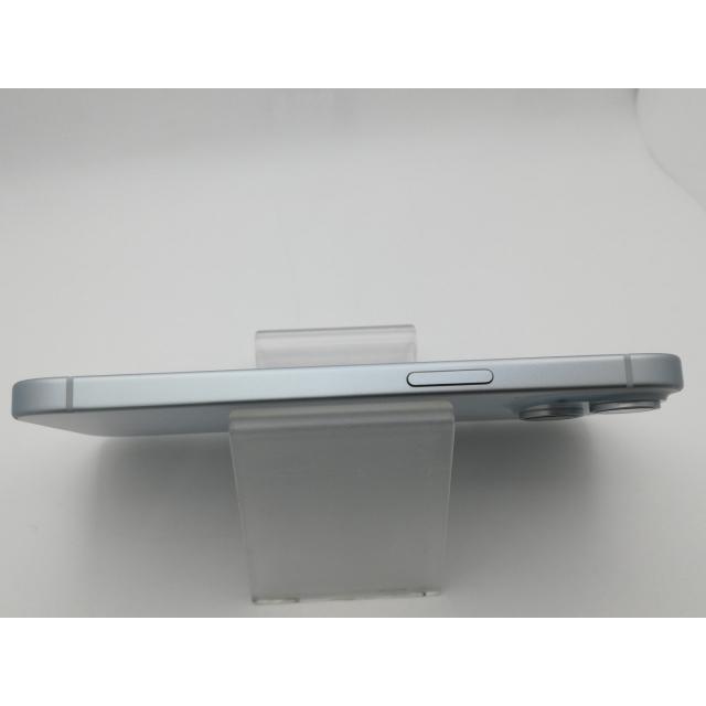 【中古】Apple au 【SIMフリー】 iPhone 15 128GB ブルー MTML3J/A【新橋烏森通り】保証期間１ヶ月【ランクA】の画像