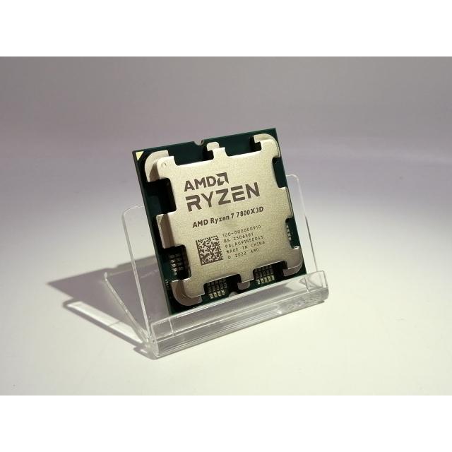 AMD Ryzen 7 7800X3D CPU 中古品 中古】AMD Ryzen 7 7800X3D (4.2GHz/TC:5GHz) bulk AM5/8C/16T/L3 96MB
