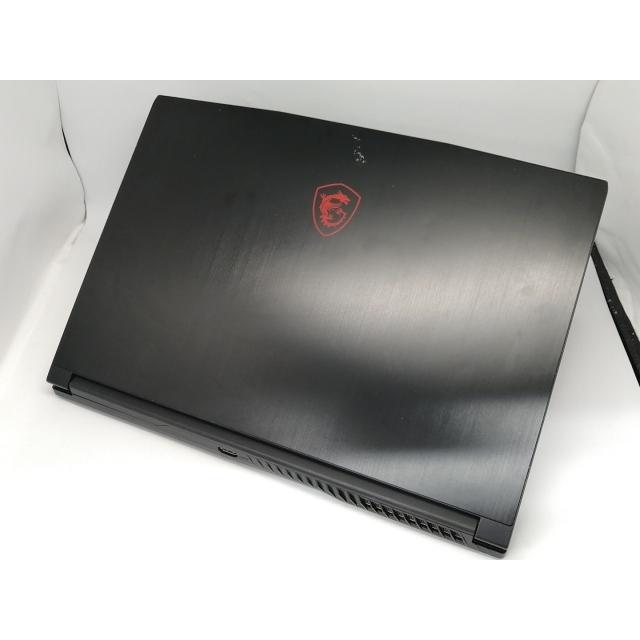 【中古】MSI GF63 Thin GF63-11SC-063JP ブラック【i7-11800H 16G 512G(SSD) GTX1650 WiFi 15LCD(1920x1080) Win11H】【アリオ倉敷】保証期間１ヶ月【ランクB】の画像