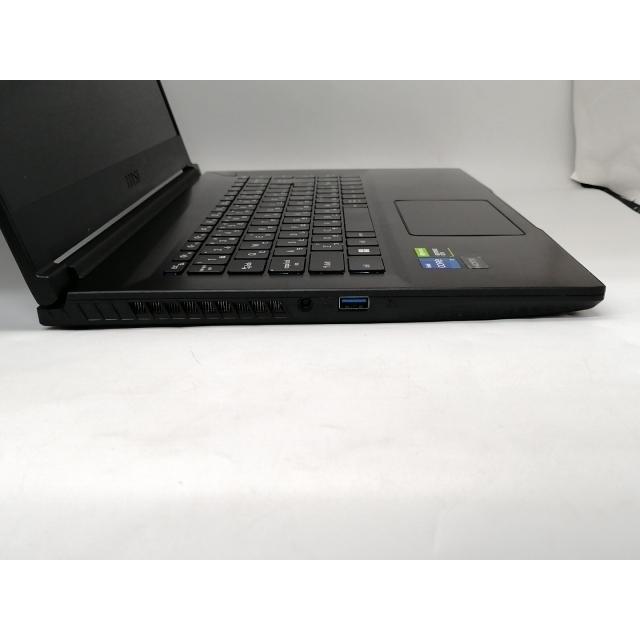【中古】MSI GF63 Thin GF63-11SC-063JP ブラック【i7-11800H 16G 512G(SSD) GTX1650 WiFi 15LCD(1920x1080) Win11H】【アリオ倉敷】保証期間１ヶ月【ランクB】の画像