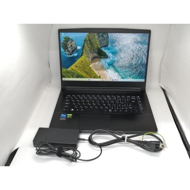 【中古】MSI GF63 Thin GF63-11SC-063JP ブラック【i7-11800H 16G 512G(SSD) GTX1650 WiFi 15LCD(1920x1080) Win11H】【アリオ倉敷】保証期間１ヶ月【ランクB】の画像