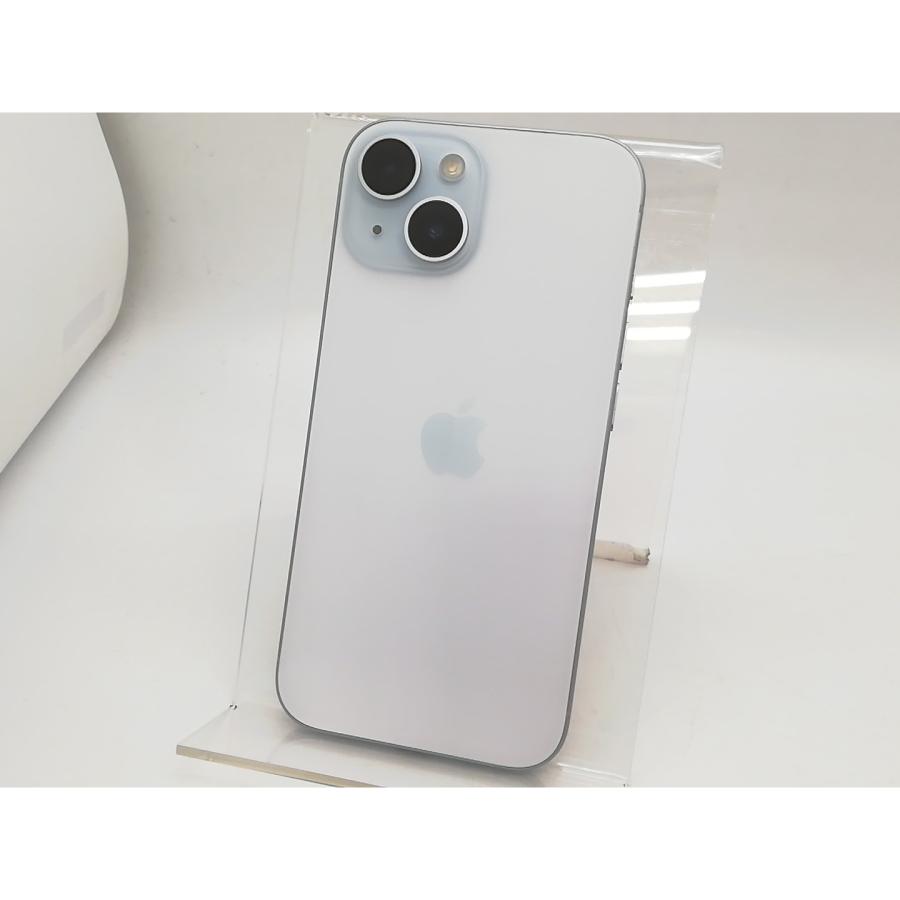【中古】Apple docomo 【SIMフリー】 iPhone 15 128GB ブルー MTML3J/A【アリオ倉敷】保証期間１ヶ月【ランクB】の画像