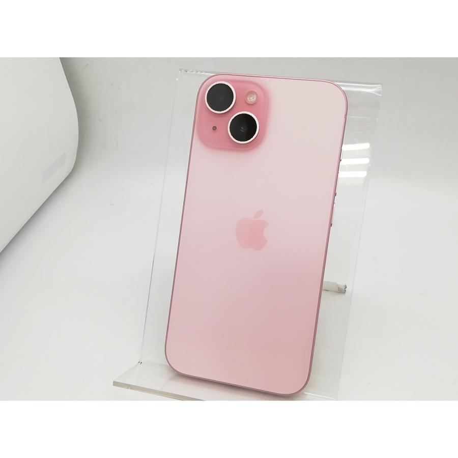 【中古】Apple 国内版 【SIMフリー】 iPhone 15 128GB ピンク MTMJ3J/A【アリオ倉敷】保証期間１ヶ月【ランクB】の画像