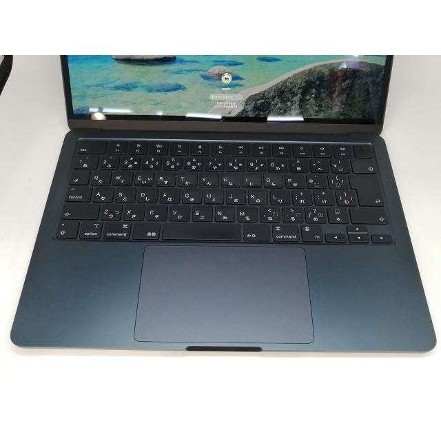 【中古】Apple MacBook Air 13インチ  M3(CPU:8C/GPU:8C) 8GB/256GB ミッドナイト MRXV3J/A (13インチ, M3, 2024)【東池袋1丁目】保証期間１ヶ月【ランクC】の画像