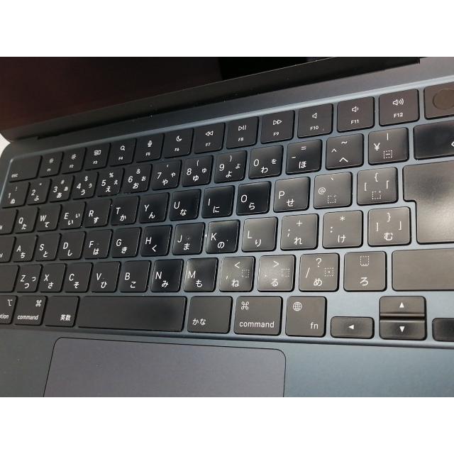 【中古】Apple MacBook Air 13インチ  M3(CPU:8C/GPU:8C) 8GB/256GB ミッドナイト MRXV3J/A (13インチ, M3, 2024)【東池袋1丁目】保証期間１ヶ月【ランクC】の画像