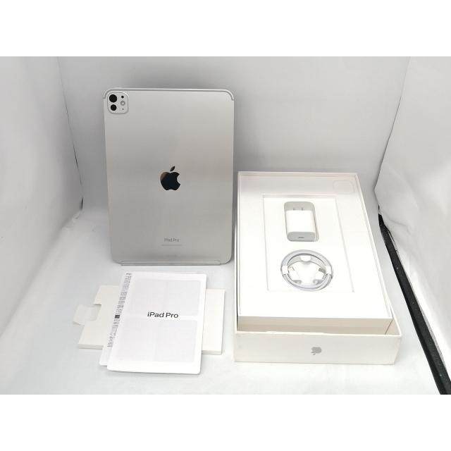 【中古】Apple 【Wi-Fi】 11インチ iPad Pro（M4/2024） 256GB シルバー 標準ガラス MVV93J/A【川越クレアモール】保証期間１ヶ月【ランクA】の画像