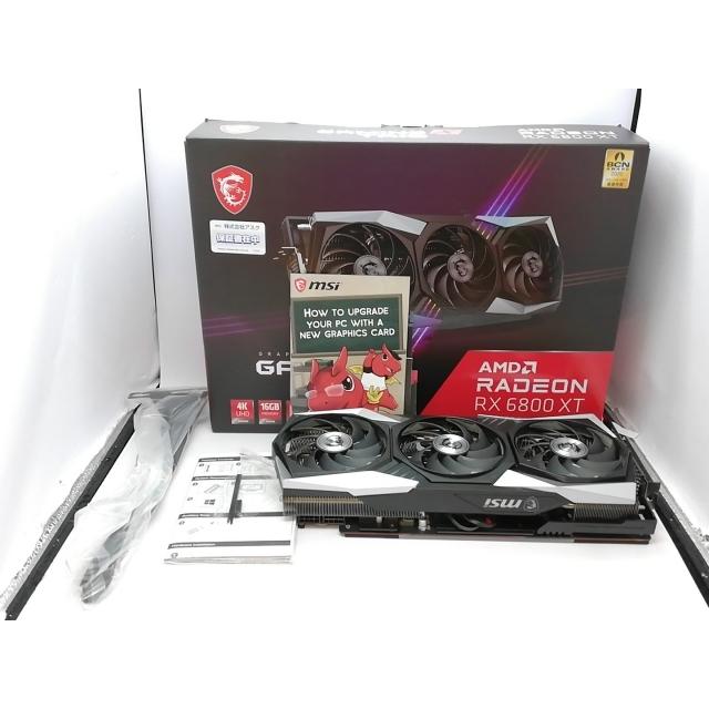 AMD RADEON RX6800XT MSI　動作品　中古 中古】MSI RADEON RX 6800 XT GAMING X TRIO 16G RX6800XT/16GB(GDDR6