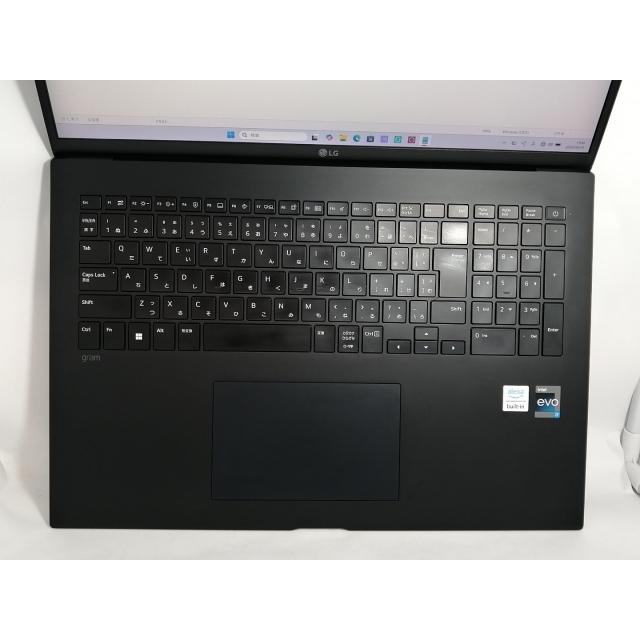 【中古】LG電子 LG gram 17Z90Q-KA78J オブシディアンブラック 【i7-1260P 16G 1T(SSD) WiFi 17LCD(2560x1600)】【新宿】保証期間１ヶ月【ランクB】の画像