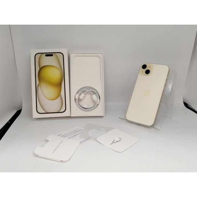 中古】Apple 国内版 【SIMフリー】 iPhone 15 Plus 128GB イエロー