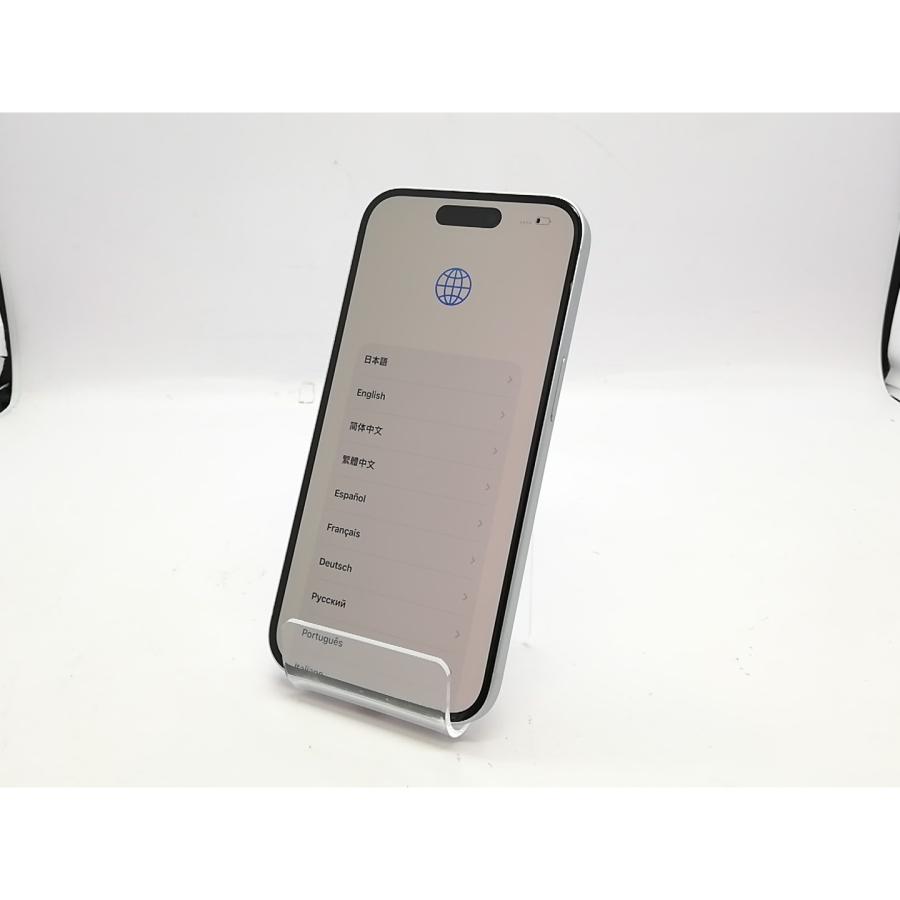【中古】Apple au 【SIMフリー】 iPhone 15 128GB ブルー MTML3J/A【立川フロム中武】保証期間１ヶ月【ランクA】の画像